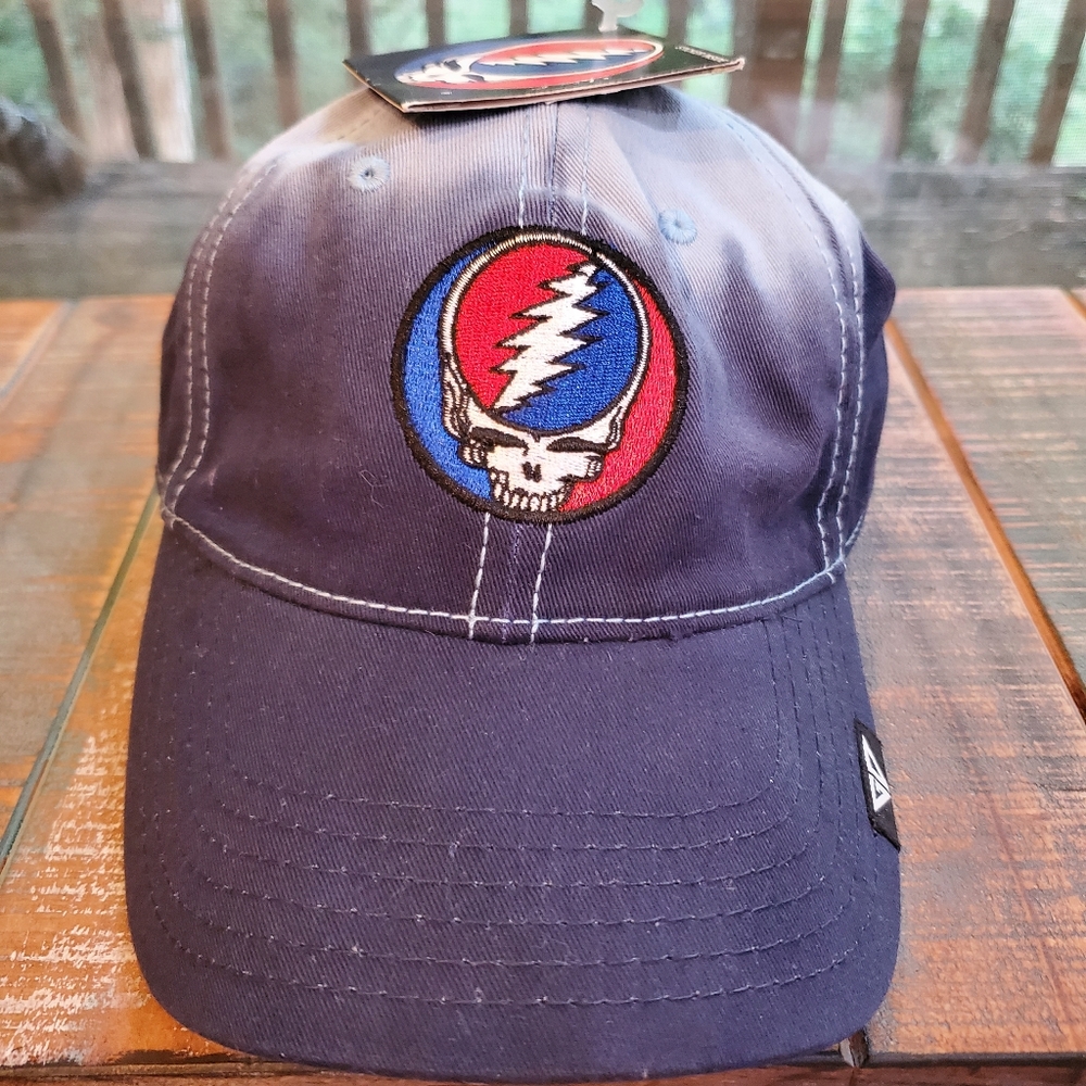 GRATEFUL DEAD NWT BLUE OMBRE BASEBALL HAT